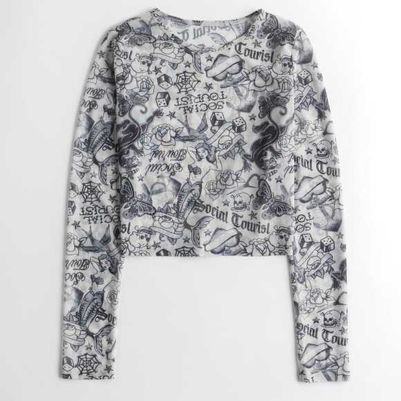 Mesh top Dixie and Charli D'Amelio Social Tourist Holiday Collection - Picture 6 of 7